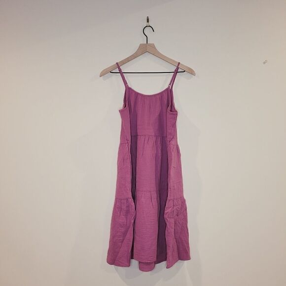 New Universal Thread Pink Tiered Tank Dress Size S - Picture 10 of 11